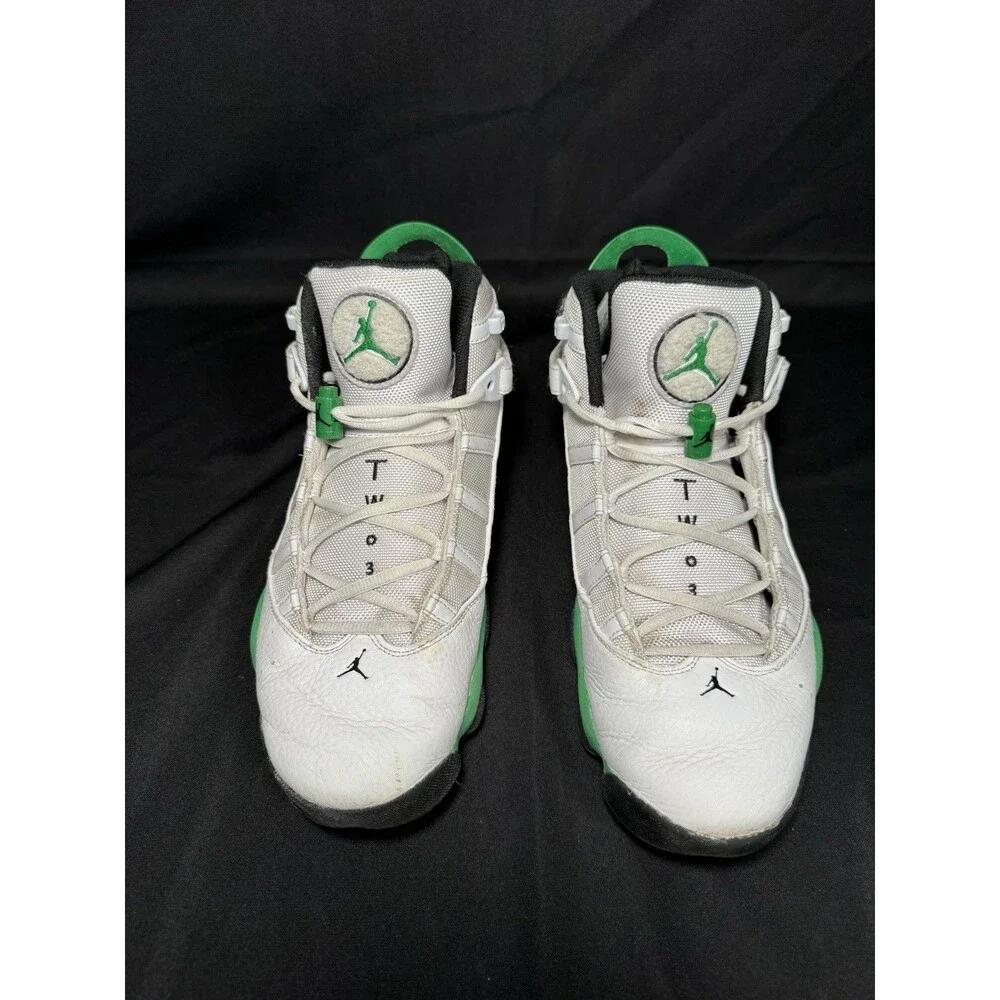 Nike Air Jordan 6 Rings White Lucky Green 322992-131 Men’s 11